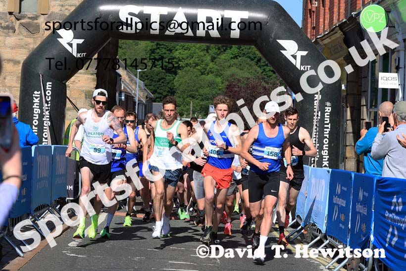The 2024 Morpeth 10k Road Race.  Photo: David T. Hewitson/Sports for All Pics